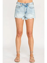 Load image into Gallery viewer, Begging Me High Rise 90's Distress and Frayed Hem Denim Shorts