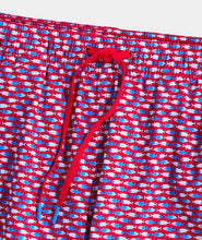 Load image into Gallery viewer, Vineyard Vines 7" Chappy Swim Trunks in Lghthese Red/TD Blue