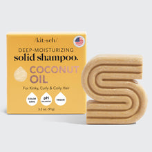 Load image into Gallery viewer, Kitsch Coconut Oil Deep-Moisturizing Solid Shampoo Bar