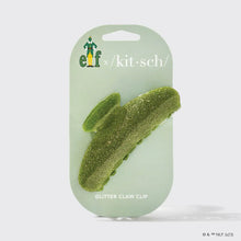 Load image into Gallery viewer, Elf x Kitsch Glitter Claw Clip Green