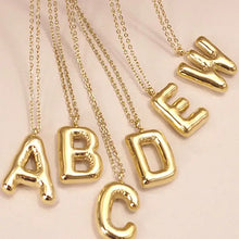 Load image into Gallery viewer, Stainless Steel Tarnish Free Initial Gold Necklace