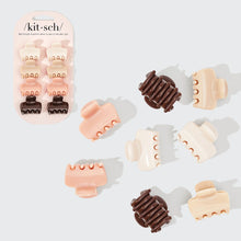 Load image into Gallery viewer, Kitsch Recycled Plastic Mini Cloud Clip 8pc Set in Rosewood