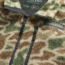 Load image into Gallery viewer, Burlebo Sherpa Quarter Zip Pullover in Alpine Camo