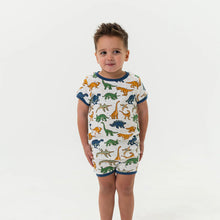 Load image into Gallery viewer, Burlebo Youth Sleep Short Set in Dino-Mite