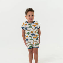 Load image into Gallery viewer, Burlebo Youth Sleep Short Set in Dino-Mite