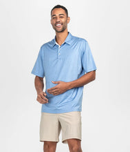 Load image into Gallery viewer, Southern Shirt Co. Men's Grayton Heather Polo in Horizon