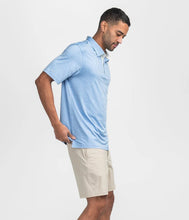 Load image into Gallery viewer, Southern Shirt Co. Men's Grayton Heather Polo in Horizon