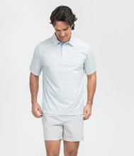 Load image into Gallery viewer, Southern Shirt Men's Hunters Hideaway Printed Polo in River Rock