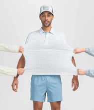Load image into Gallery viewer, Southern Shirt Men's Hunters Hideaway Printed Polo in River Rock