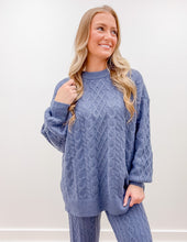 Load image into Gallery viewer, Southern Shirt Women's Comfy/Cozy Cable Sweater in Windsor