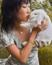 Load image into Gallery viewer, Kendra Scott Bunny Gold Taupe MOP Short Pendant Necklace