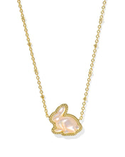 Load image into Gallery viewer, Kendra Scott Bunny Gold Taupe MOP Short Pendant Necklace