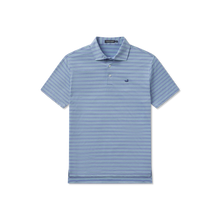 Load image into Gallery viewer, Southern Marsh Maybourne Featherlight Stripe Polo in Lilac & Mint