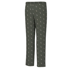 Load image into Gallery viewer, Local Boy Pajama Pants in Dark Olive Dog & Moon