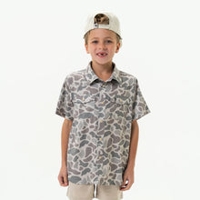 Load image into Gallery viewer, Burlebo Youth Performance Western Shirt in Classic Deer Camo
