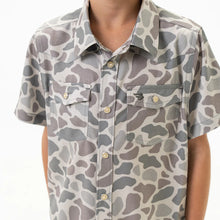 Load image into Gallery viewer, Burlebo Youth Performance Western Shirt in Classic Deer Camo
