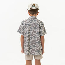 Load image into Gallery viewer, Burlebo Youth Performance Western Shirt in Classic Deer Camo