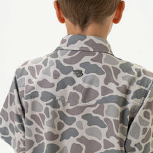 Load image into Gallery viewer, Burlebo Youth Performance Western Shirt in Classic Deer Camo