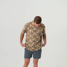 Load image into Gallery viewer, Burlebo Pintail Camo Jumping Trout SS Tee