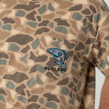 Load image into Gallery viewer, Burlebo Pintail Camo Jumping Trout SS Tee