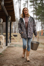 Load image into Gallery viewer, Local Boy Rain Jacket in Dark Slate Dog & Moon