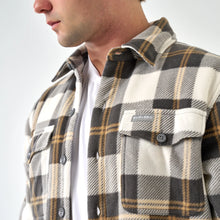 Load image into Gallery viewer, Burlebo Men's Shacket in Coyote Plaid