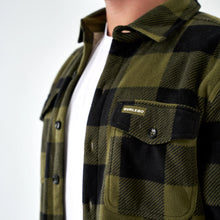 Load image into Gallery viewer, Burlebo Men's Shacket in Mallard Green Plaid