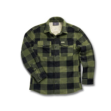 Load image into Gallery viewer, Burlebo Men's Shacket in Mallard Green Plaid