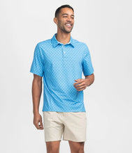 Load image into Gallery viewer, Southern Shirt Men's Sapphire Spring Printed Polo