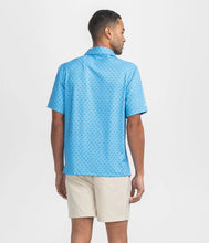 Load image into Gallery viewer, Southern Shirt Men's Sapphire Spring Printed Polo