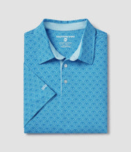 Load image into Gallery viewer, Southern Shirt Men's Sapphire Spring Printed Polo