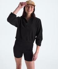 Load image into Gallery viewer, The North Face Women's Better Terry 1/2 Zip Pullover in TNF Black