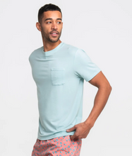 Load image into Gallery viewer, Southern Shirt Men's Max Comfort Pocket Tee Aqua Splash