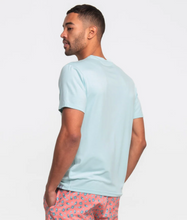 Load image into Gallery viewer, Southern Shirt Men's Max Comfort Pocket Tee Aqua Splash