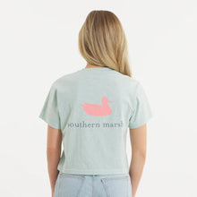 Load image into Gallery viewer, Southern Marsh Women's Southern Classics Comfort Tee in Washed Honeydew