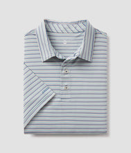 Load image into Gallery viewer, Southern Shirt Co. Men's Tybee Stripe Polo in Baltic