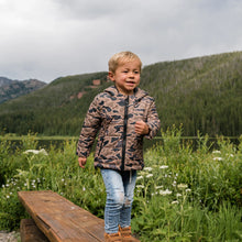 Load image into Gallery viewer, Burlebo Toddler Puffer Jacket in Gauge Camo