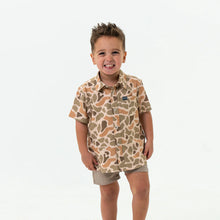 Load image into Gallery viewer, Burlebo Youth Performance Button Up in Venado Camo