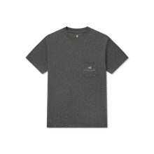 Load image into Gallery viewer, Southern Marsh Youth Branding Retro Camo SS Tee in Midnight Gray