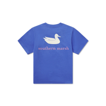 Load image into Gallery viewer, Southern Marsh Youth Southern Classics Comfort SS Tee in Dark Bluebonnet