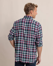 Load image into Gallery viewer, Southern Tide Men's Cobblestone Plaid Beach Flannel Sport Shirt