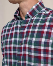Load image into Gallery viewer, Southern Tide Men's Cobblestone Plaid Beach Flannel Sport Shirt