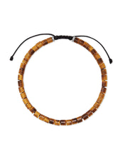 Load image into Gallery viewer, Kendra Scott Grey Oxidized Sterling Silver Corded Bracelet in Brown Tiger's Eye