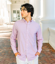 Load image into Gallery viewer, Southern Shirt Company Glendale Plaid LS Dress Shirt in Sorbet