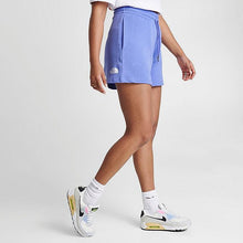 Load image into Gallery viewer, The North Face Women's Half Dome Fleece Shorts Deep Periwinkle