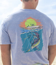 Load image into Gallery viewer, Southern Shirt Men's Sailfish Sunset SS Tee