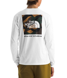 The North Face Men’s Box NSE LS Tee in White