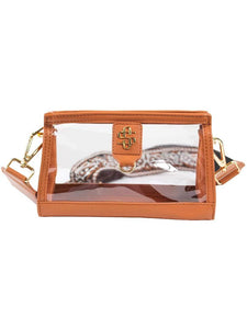 Simply Southern Clear Cocoa Crossbody Bag