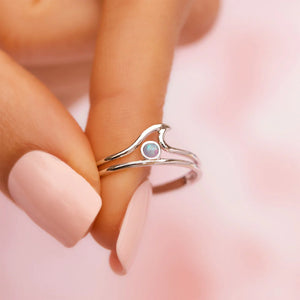 Puravida Opal Wave Ring