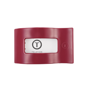 Teleties Small Flat Rectangle Clip in Wild Side